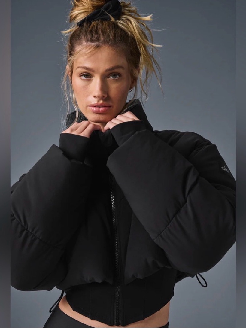 Alo Yoga | New Main Act Corset Puffer In Black